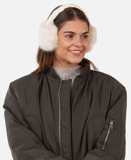Fur Earmuffs - White