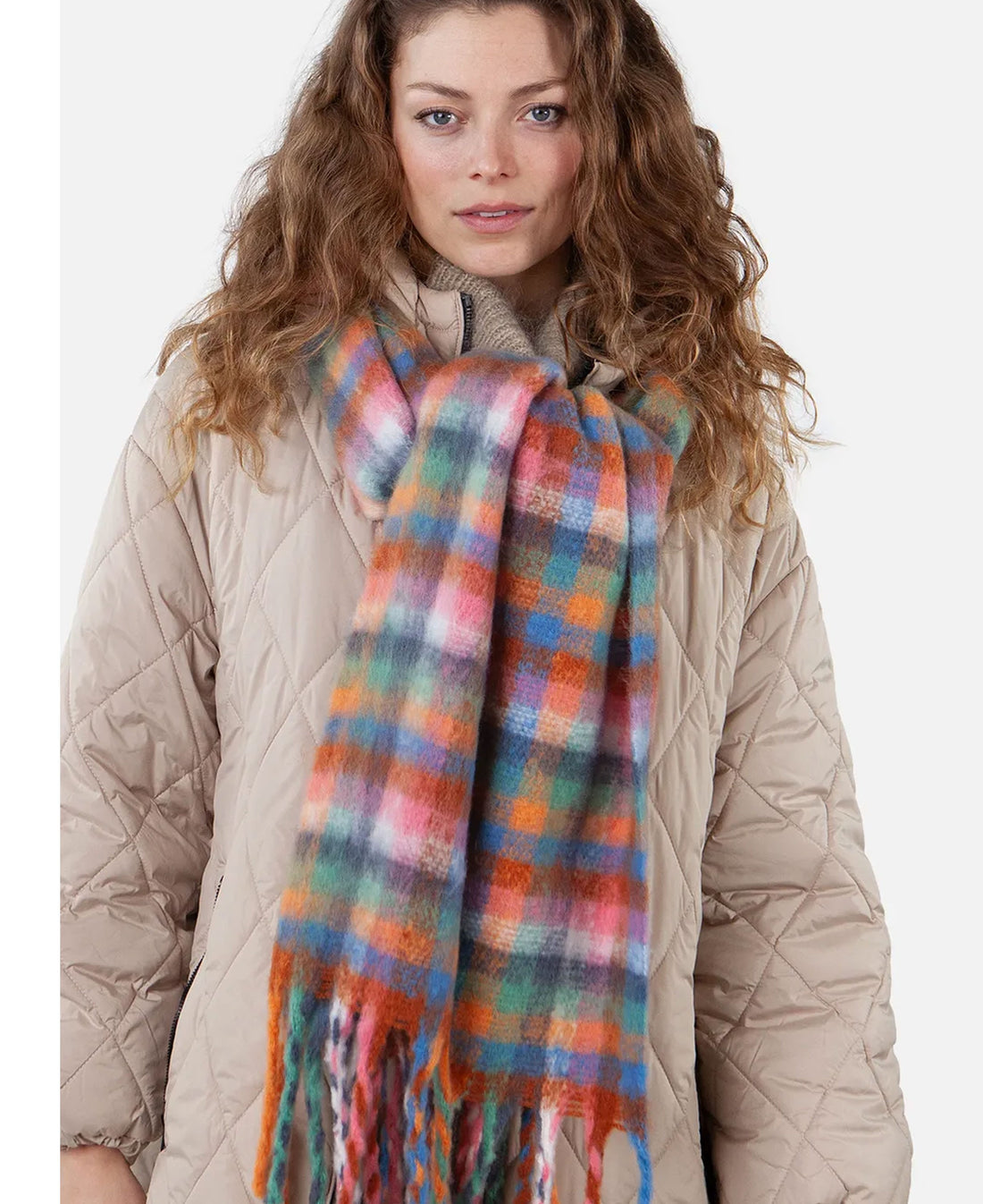 Plaity Scarf - Pink