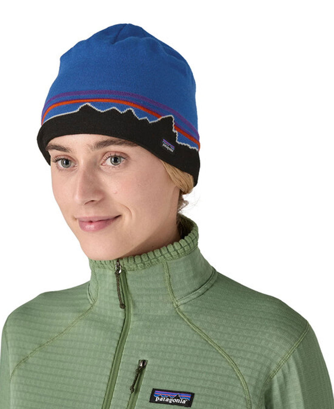 Beanie Hat - Classic Fitz Roy: Andes Blue