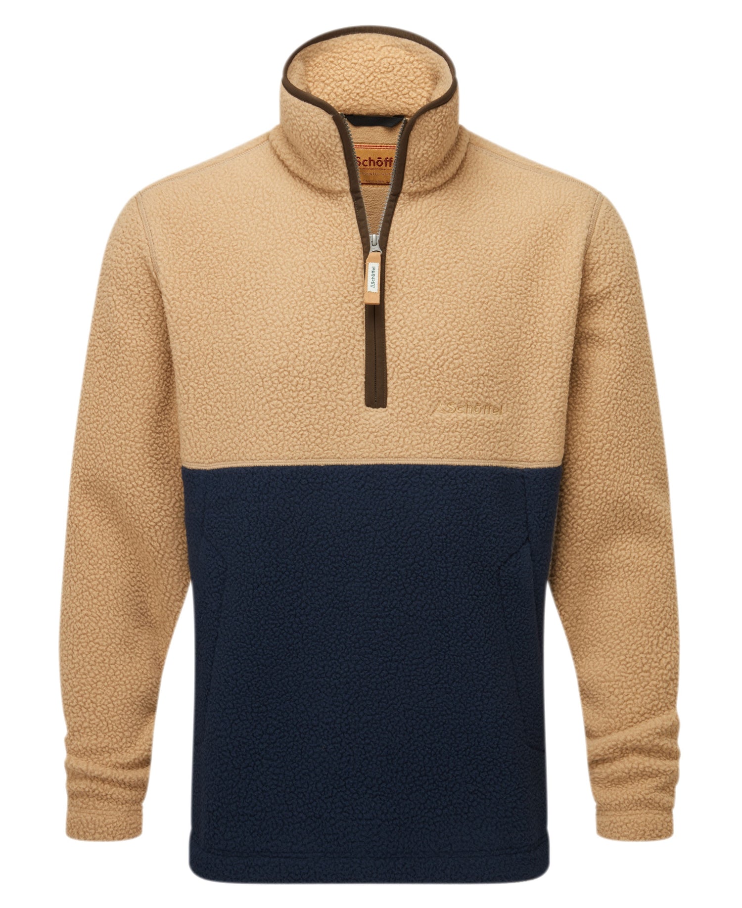 Berkeley Retro Fleece - True Navy/Tan