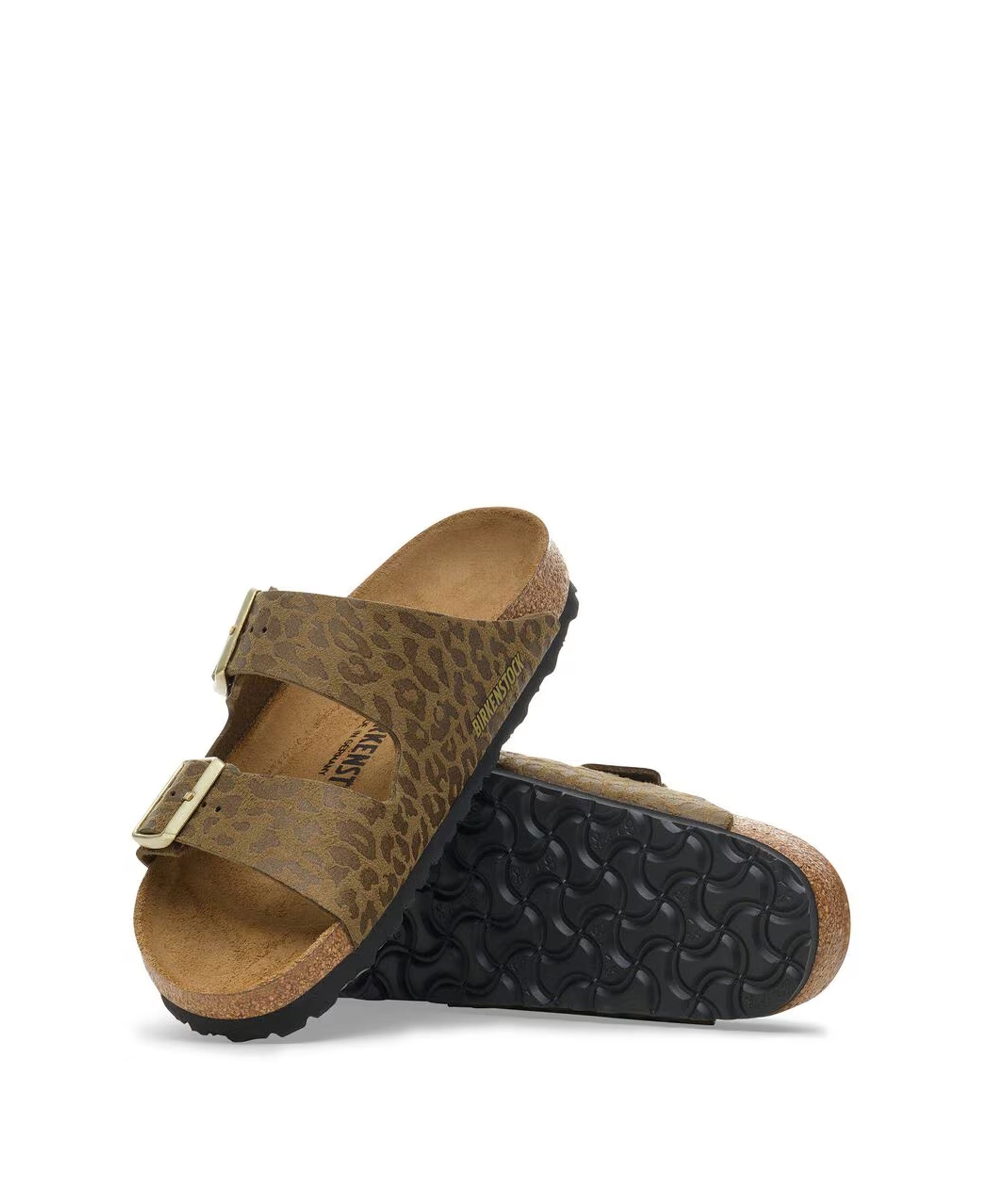 Arizona Synthetik Sandals - Leo Khaki
