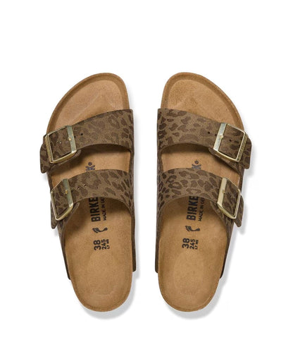 Arizona Synthetik Sandals - Leo Khaki