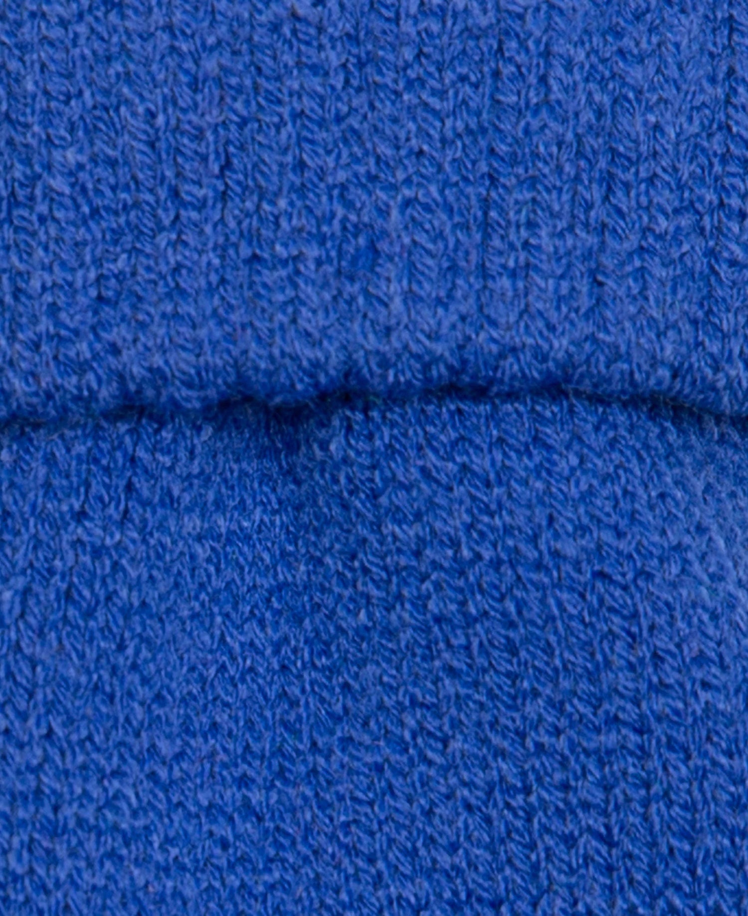 Bold Colour Knitted Gloves With Turn Back Cuffs - Cobalt