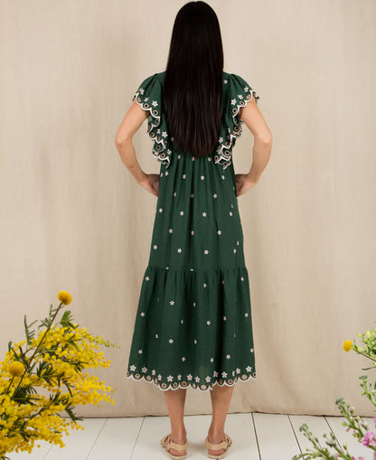 Mavis Dress - Field Green