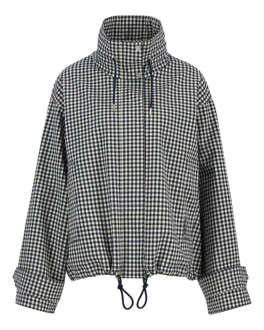 Bronwyn Check Showerproof Jacket - Navy Gingham