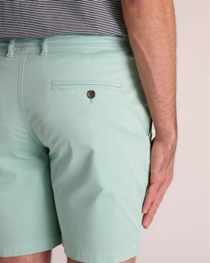 Addingham Garment Dyed Cotton Stretch Shorts - Mint