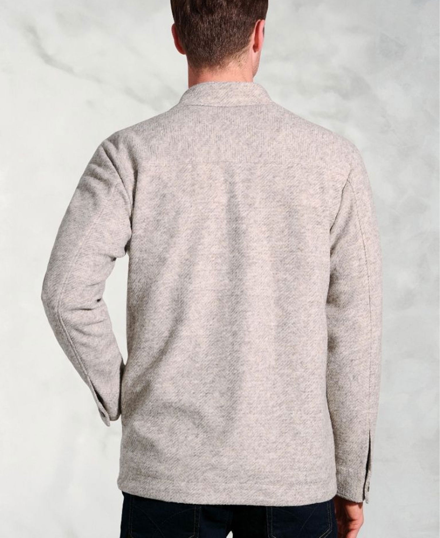 Hemmingway Textured Overshirt - Ecru