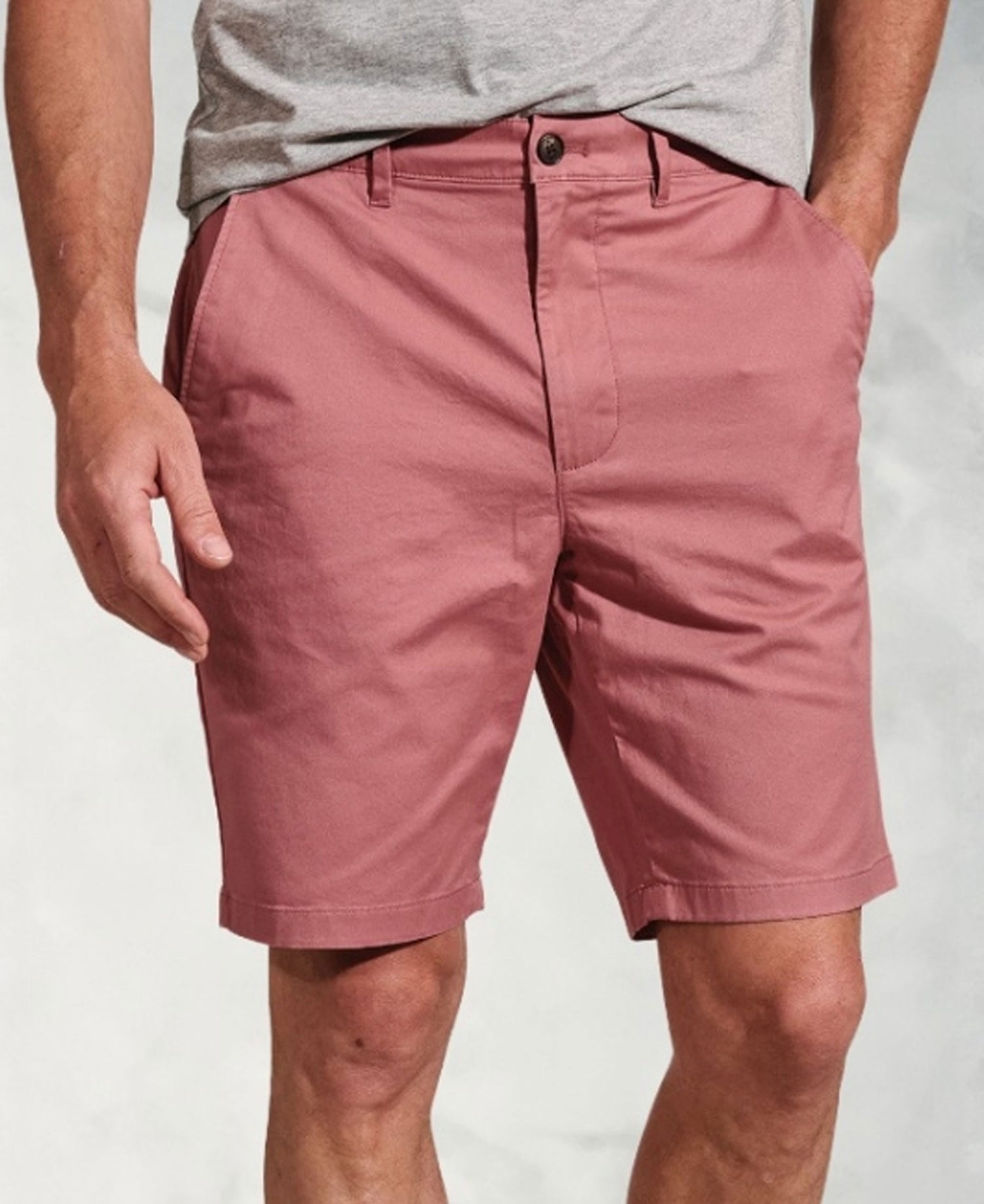 Leo Stretch Cotton Chino Shorts Regular fit - Rose