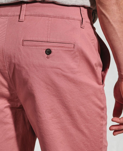 Leo Stretch Cotton Chino Shorts Regular fit - Rose