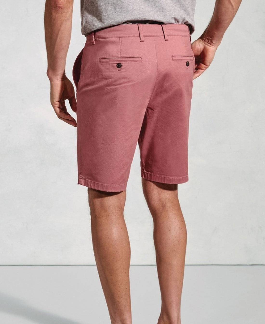 Leo Stretch Cotton Chino Shorts Regular fit - Rose