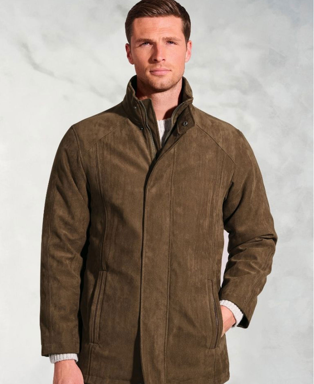 Niven Padded Jacket - Dark Sand