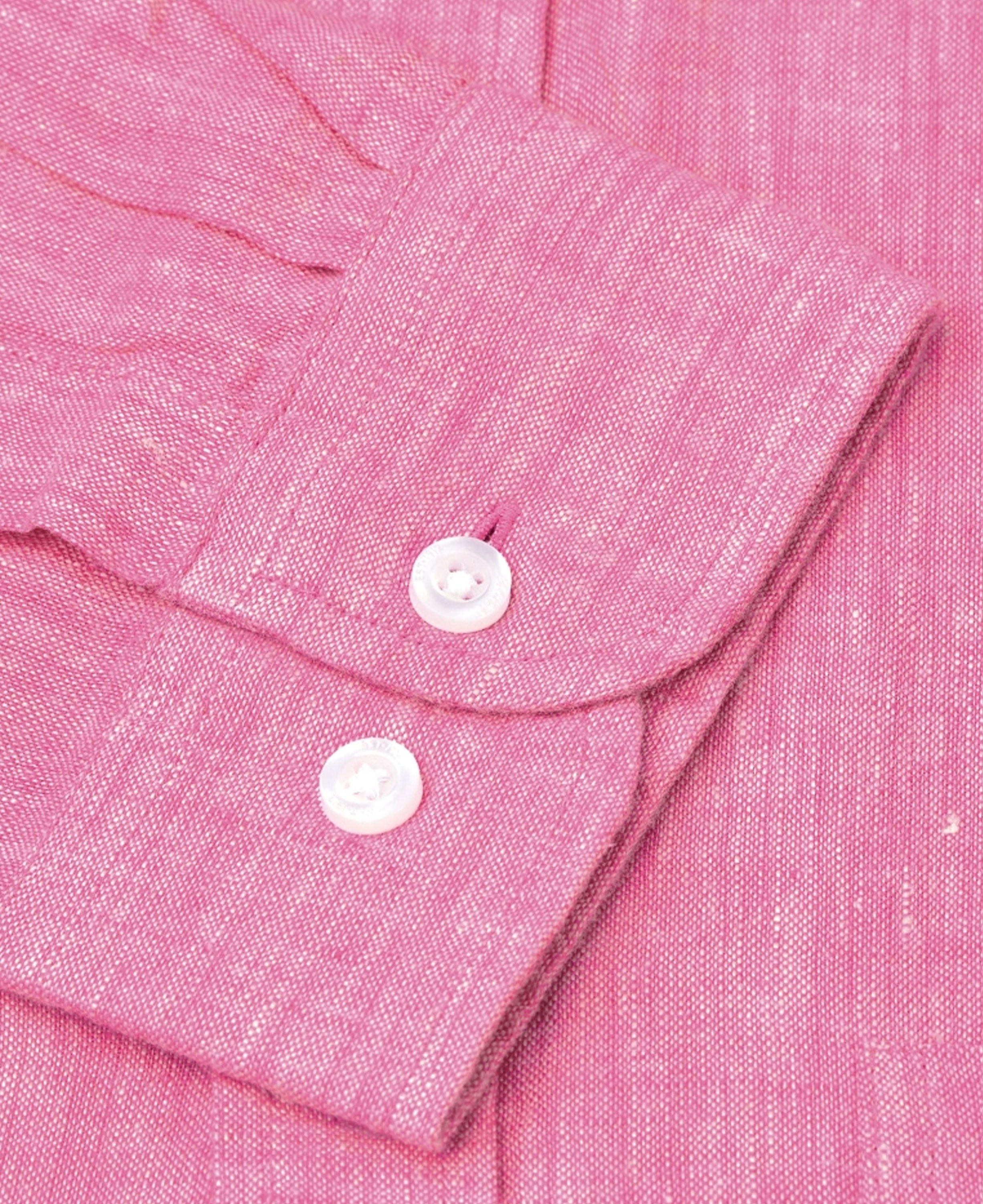 Pure Linen Shirt Regular fit - Magenta