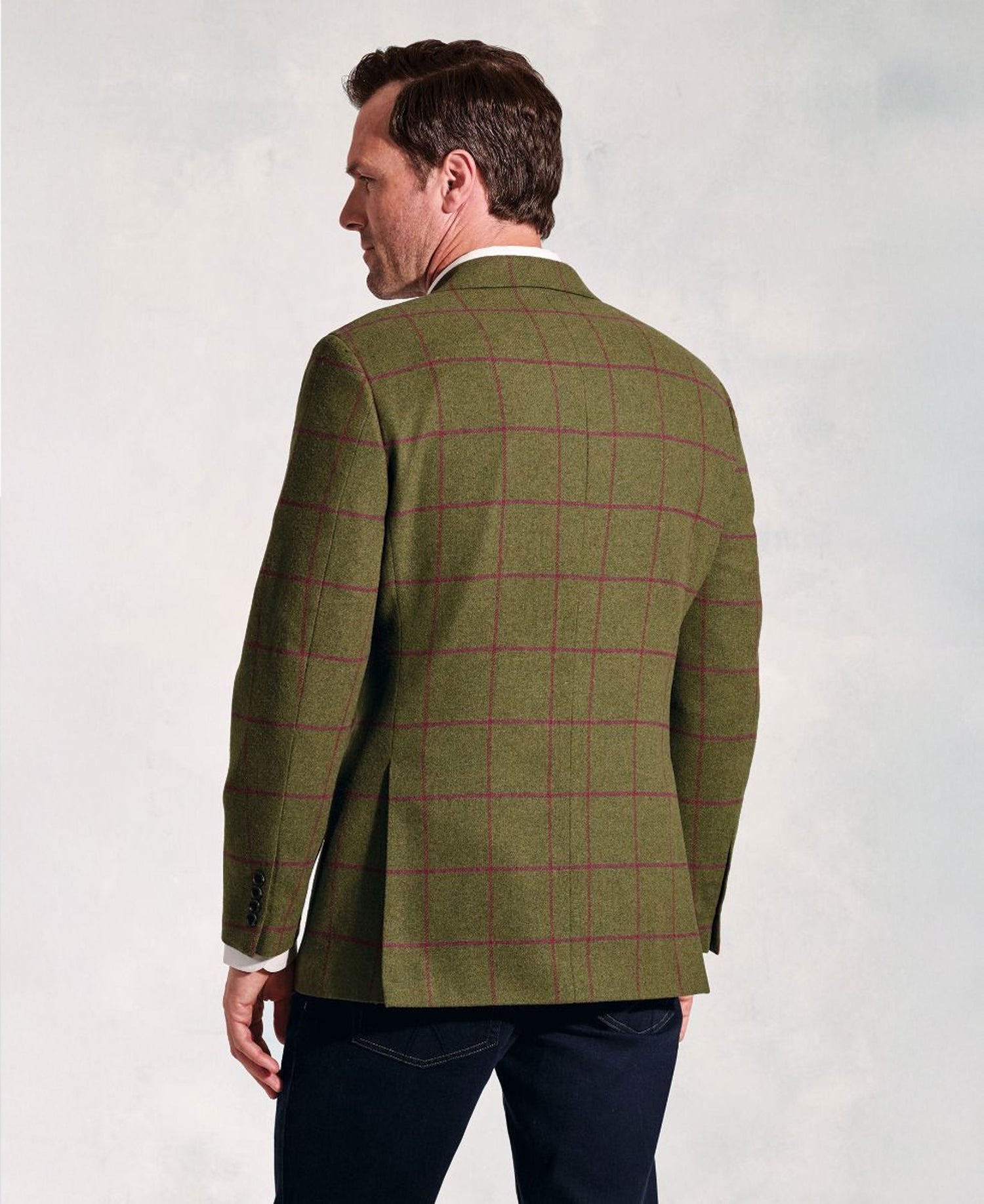 Edlingham Check Jacket - Moss Check