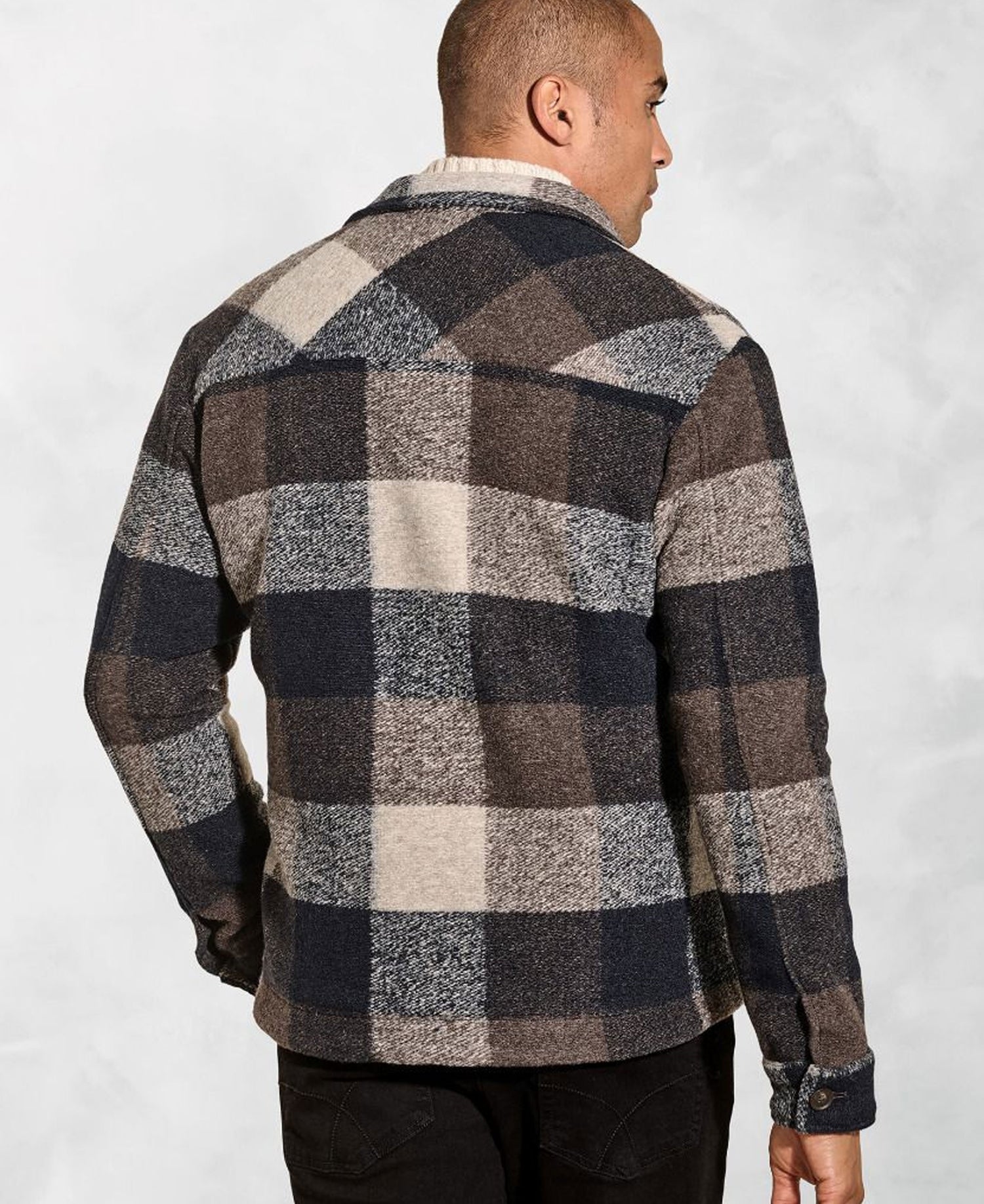 Fitzgerald Check Overshirt - Chocolate