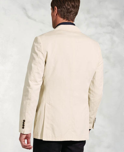 Hemsworth Cotton Linen Jacket - Stone