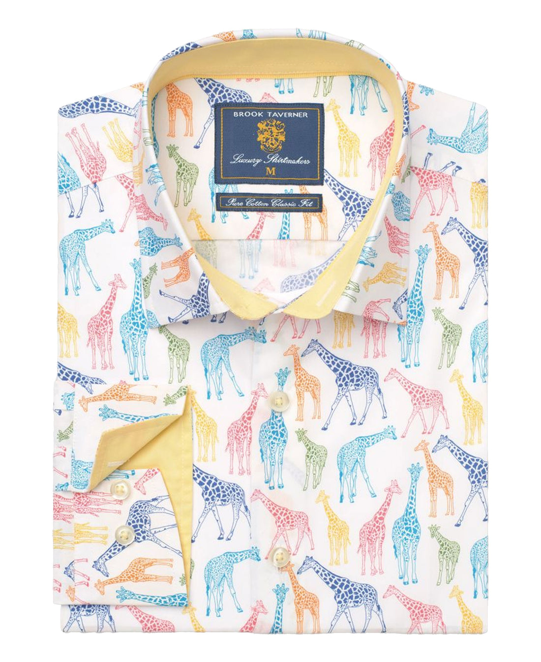 Giraffe Print Shirt - White