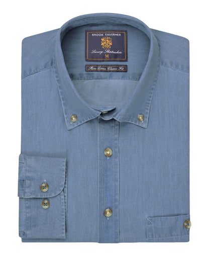 Bridport Chambray Shirt - Light Blue