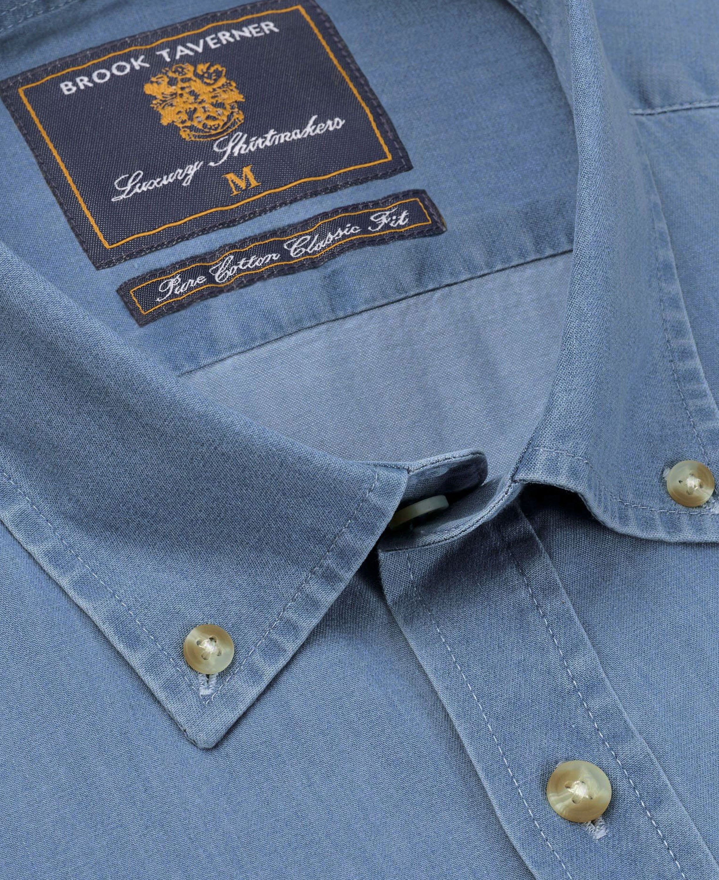 Bridport Chambray Shirt - Light Blue