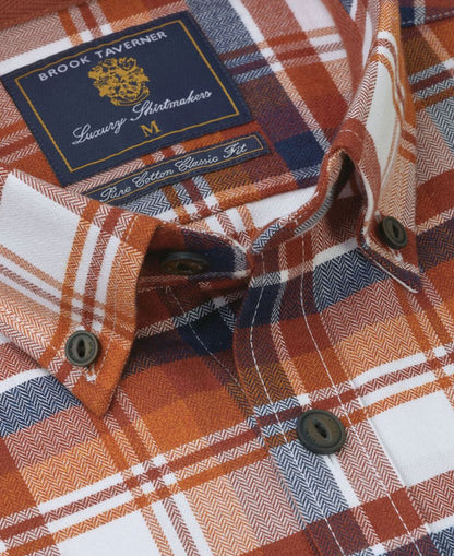 Jaspe Check Shirt - Ginger