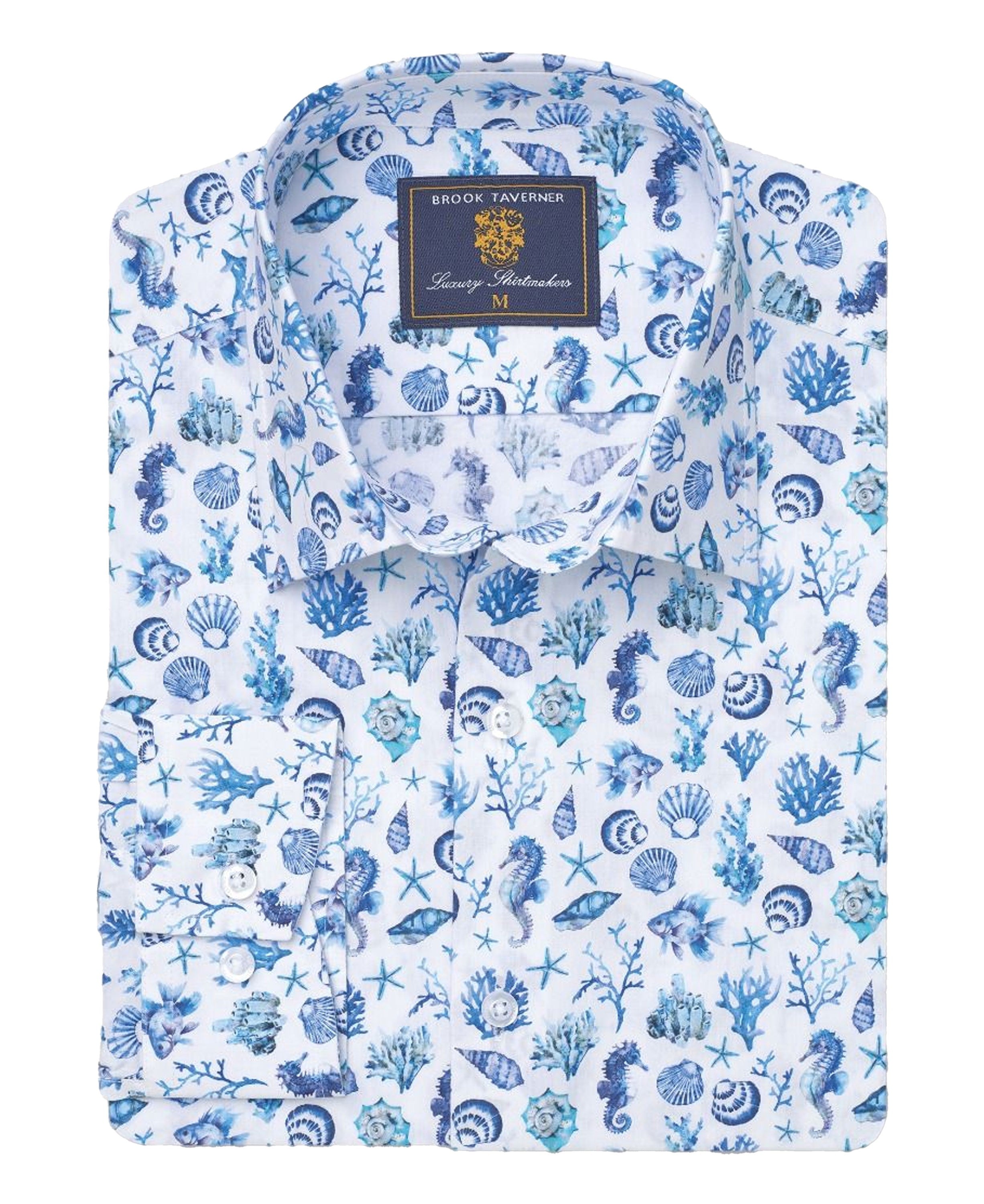 Sealife Print Shirt - Blue