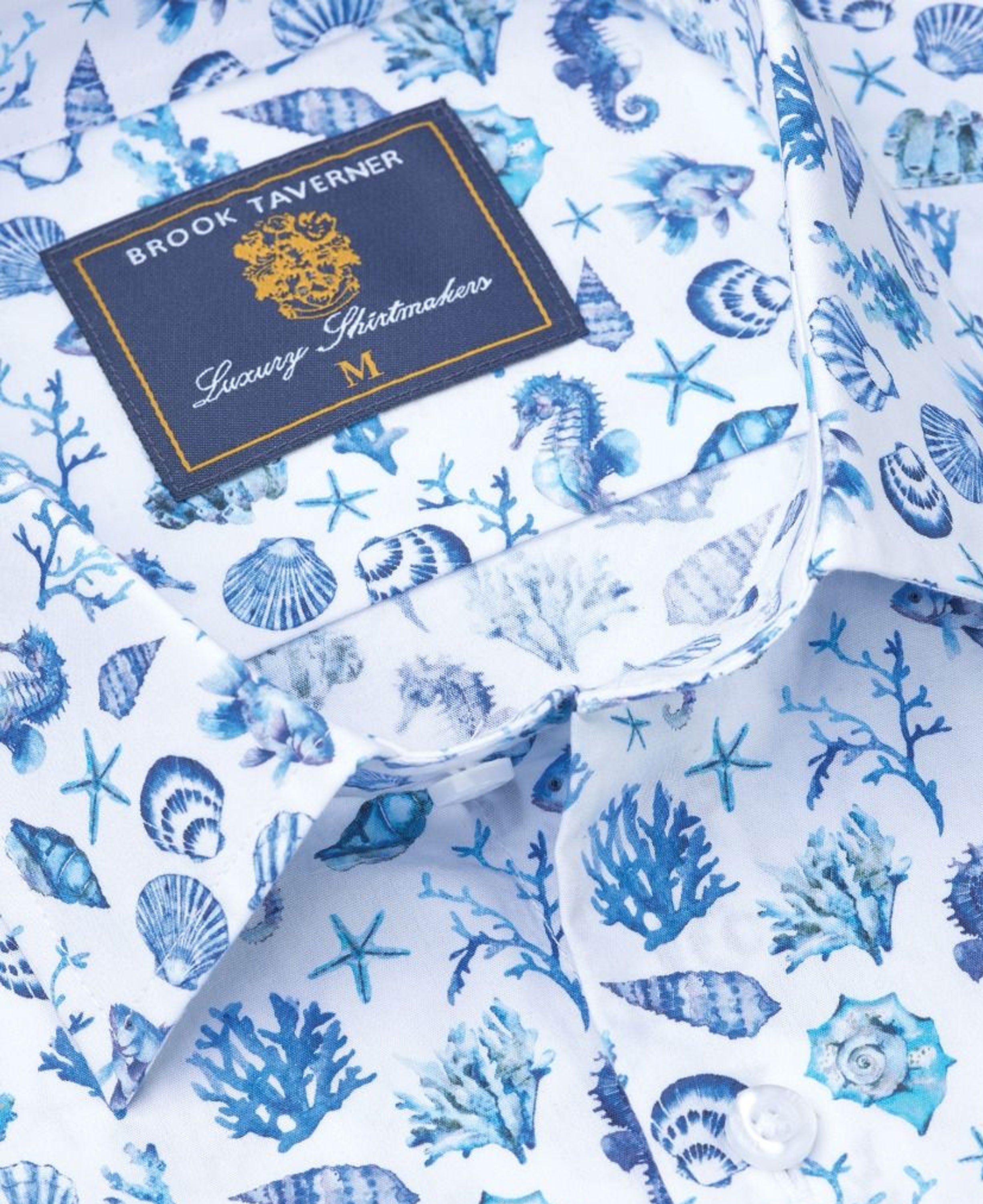 Sealife Print Shirt - Blue