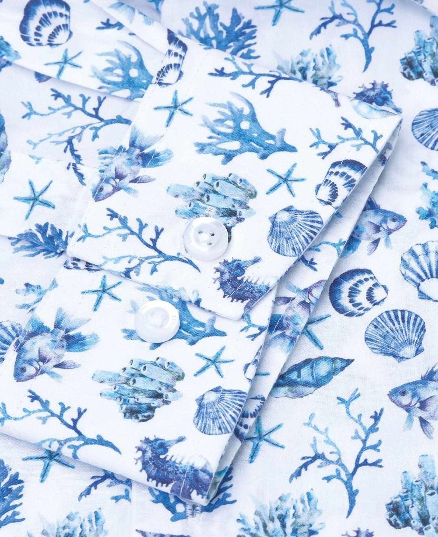 Sealife Print Shirt - Blue