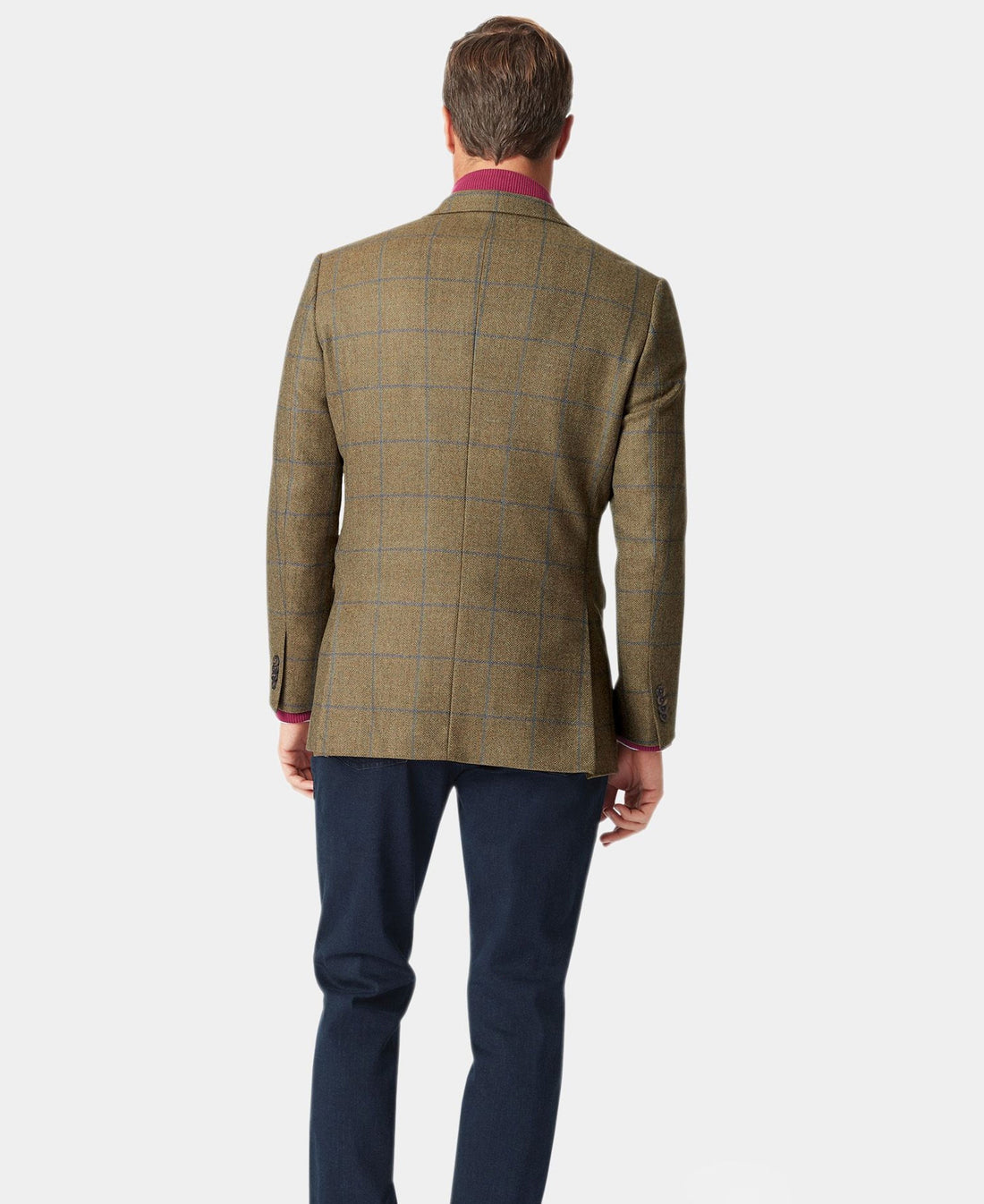 Breedon Wool Tailored Jacket - Fern Check