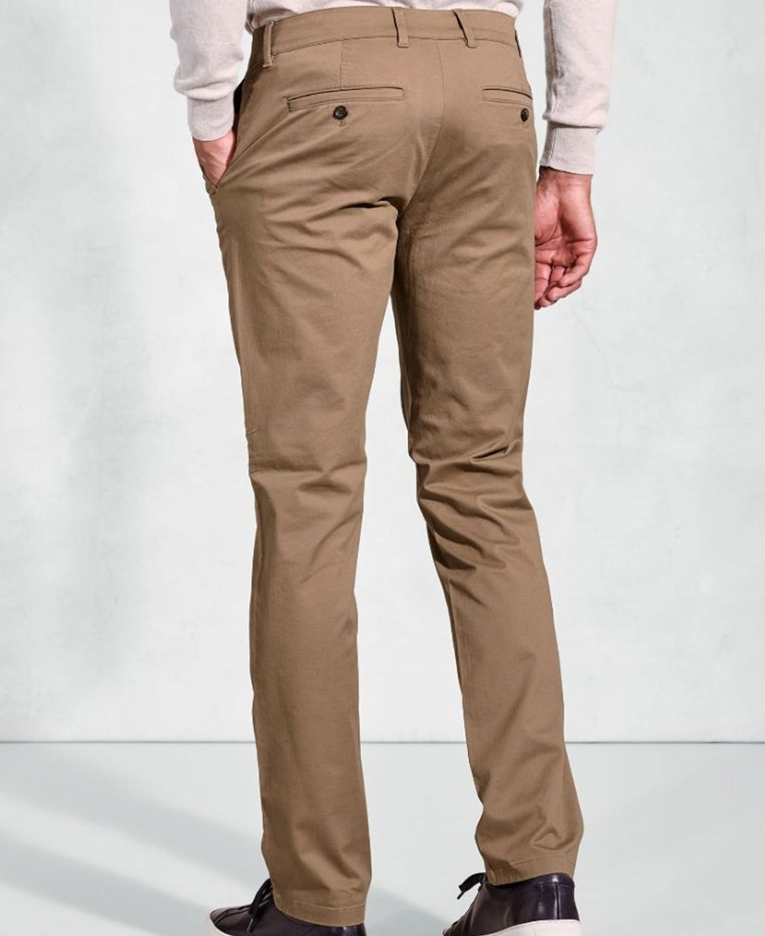 Leo Cotton Stretch Chino - Tan