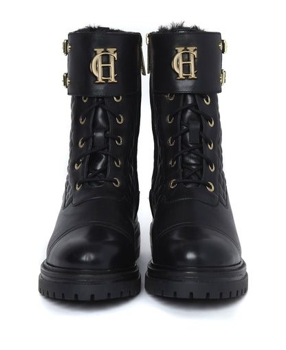 Camden Biker Boots - Black
