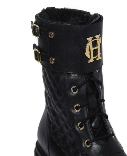 Camden Biker Boots - Black