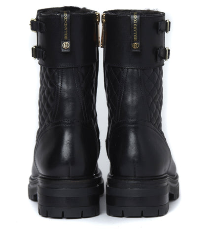 Camden Biker Boots - Black