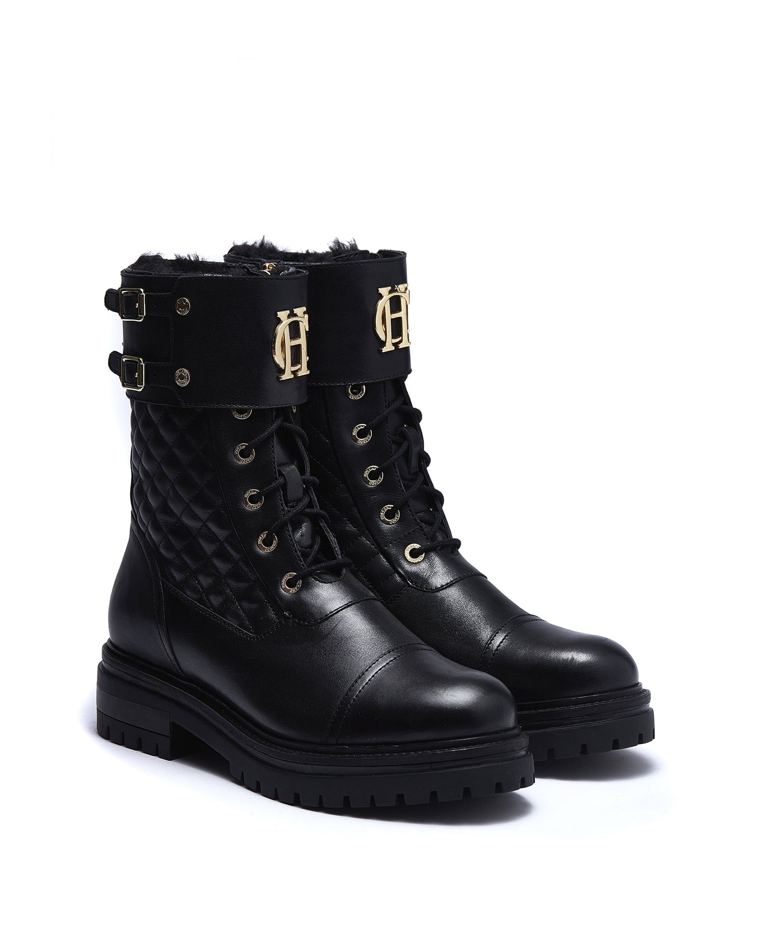 Camden Biker Boots - Black