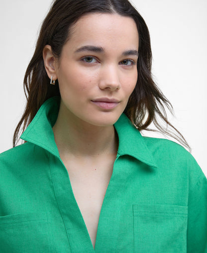 Cecile Shirt - Kelly Green