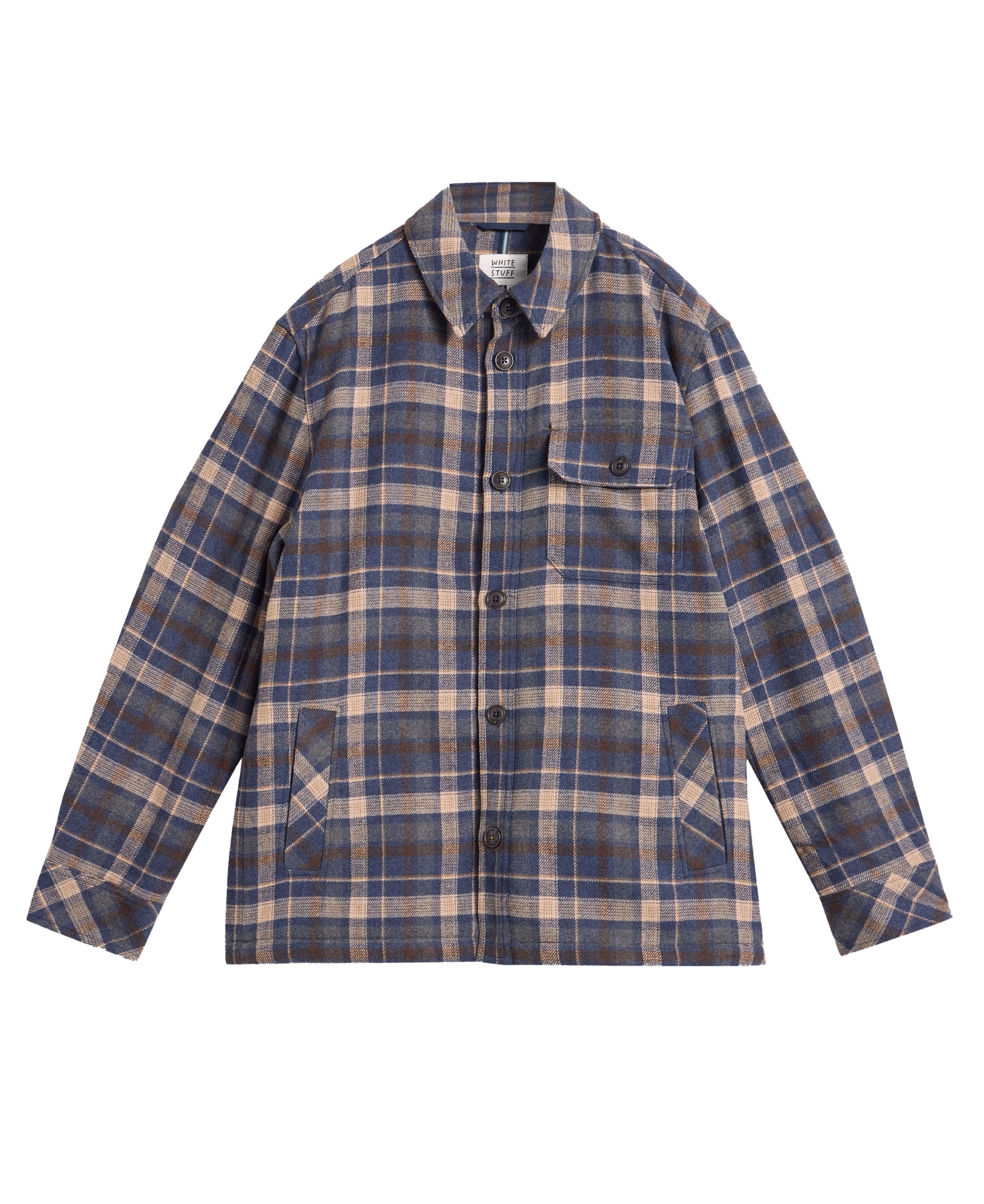 Check Borg Trucker - Blue Multi