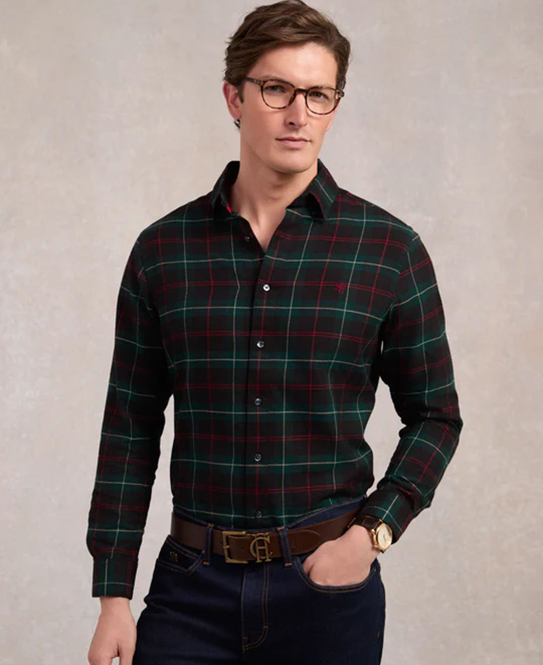 Classic Button Down Shirt - Buckingham Emerald
