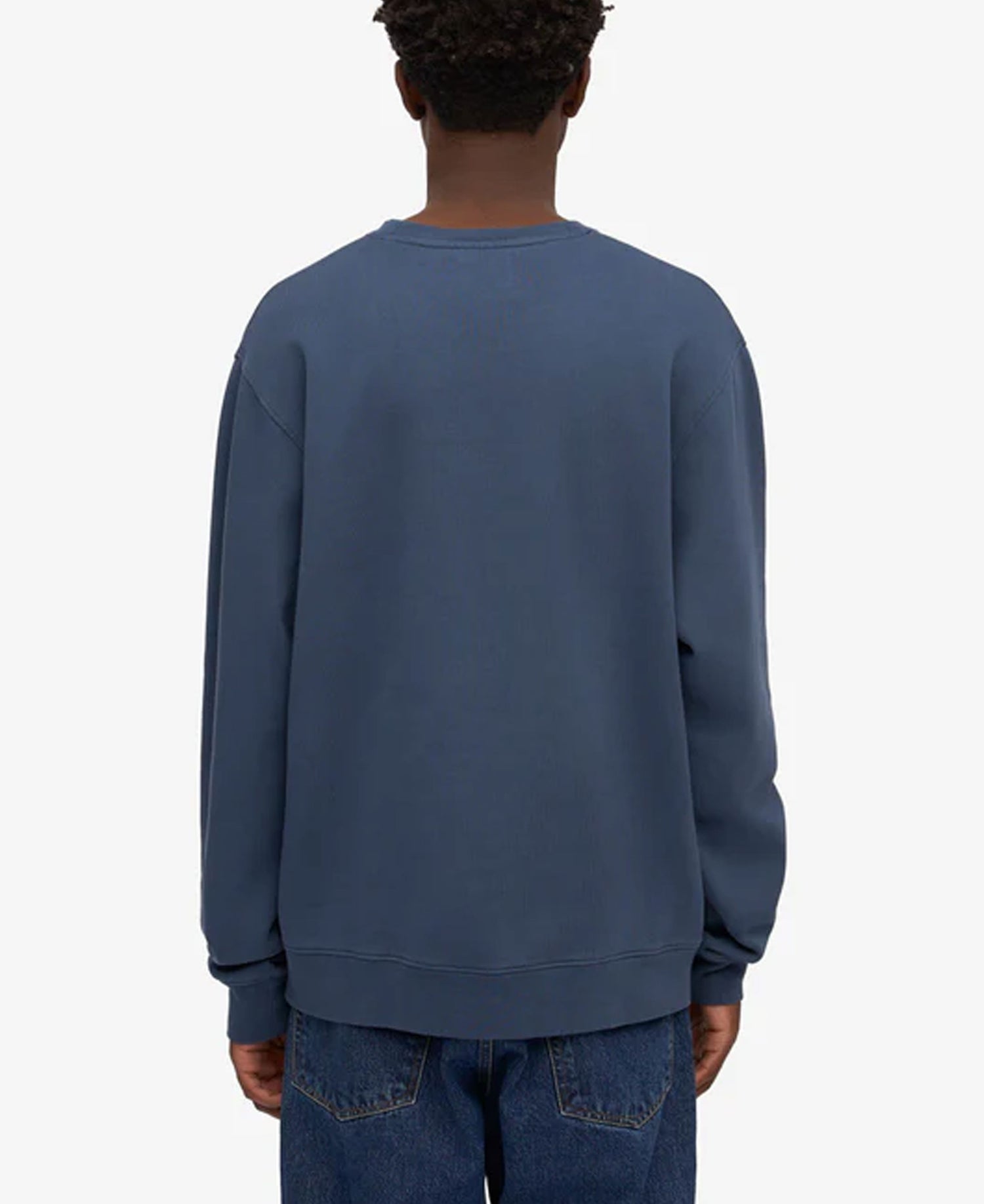 Classic Organic Crew - Petrol Blue