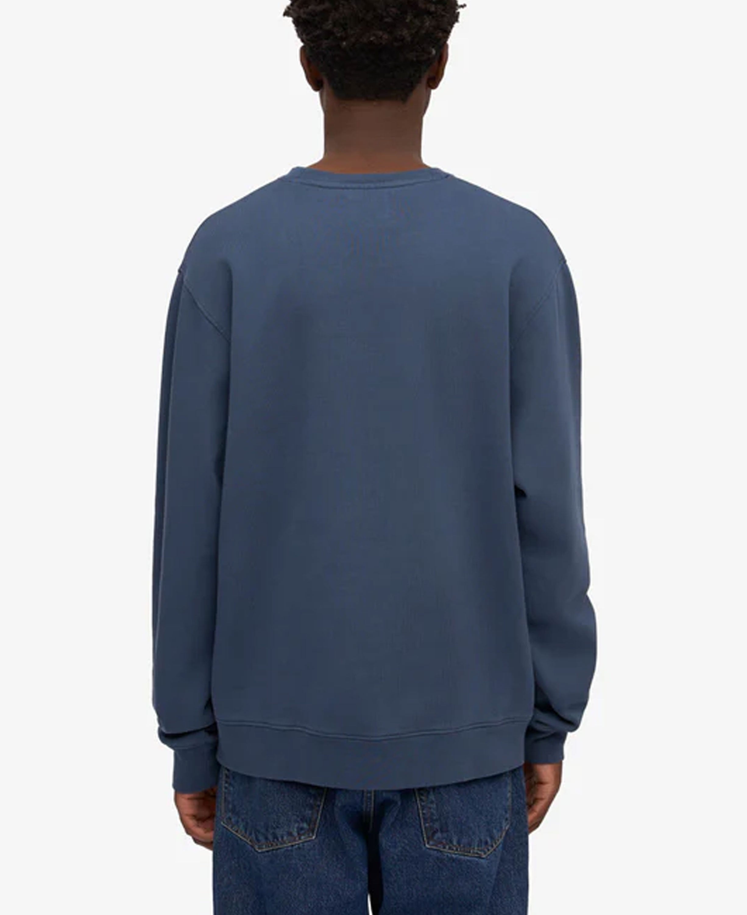 Classic Organic Crew - Petrol Blue