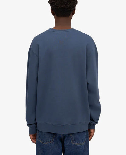 Classic Organic Crew - Petrol Blue
