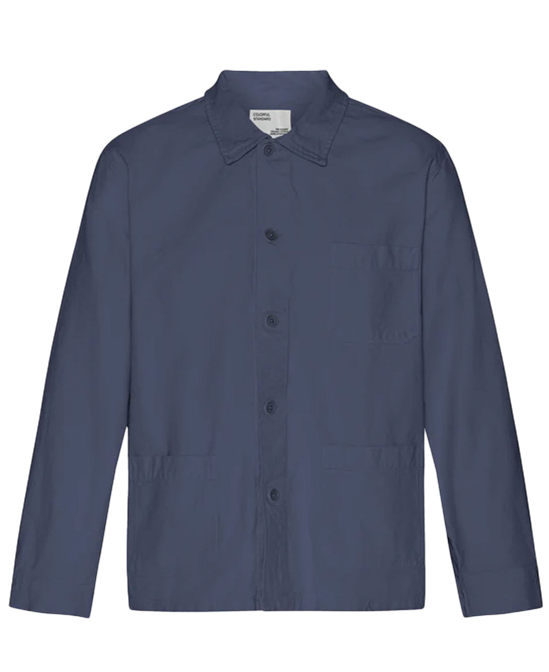 Organic Workwear Jacket - Petrol Blue