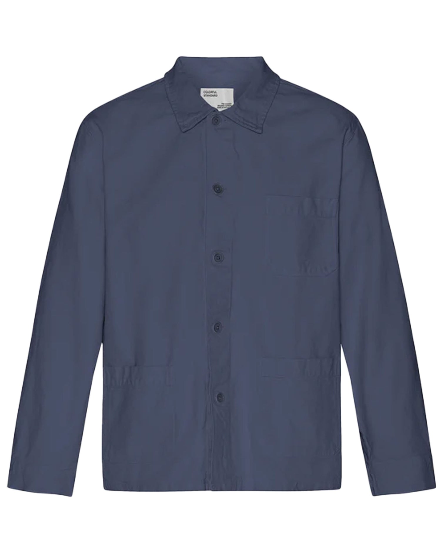 Organic Workwear Jacket - Petrol Blue