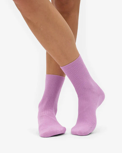 Women Classic Organic Sock - Cherry Blossom