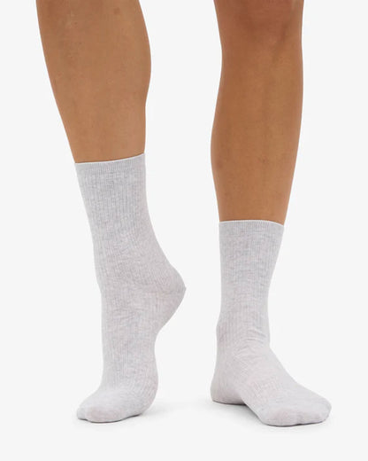 Women Classic Organic Sock - Snow Melange