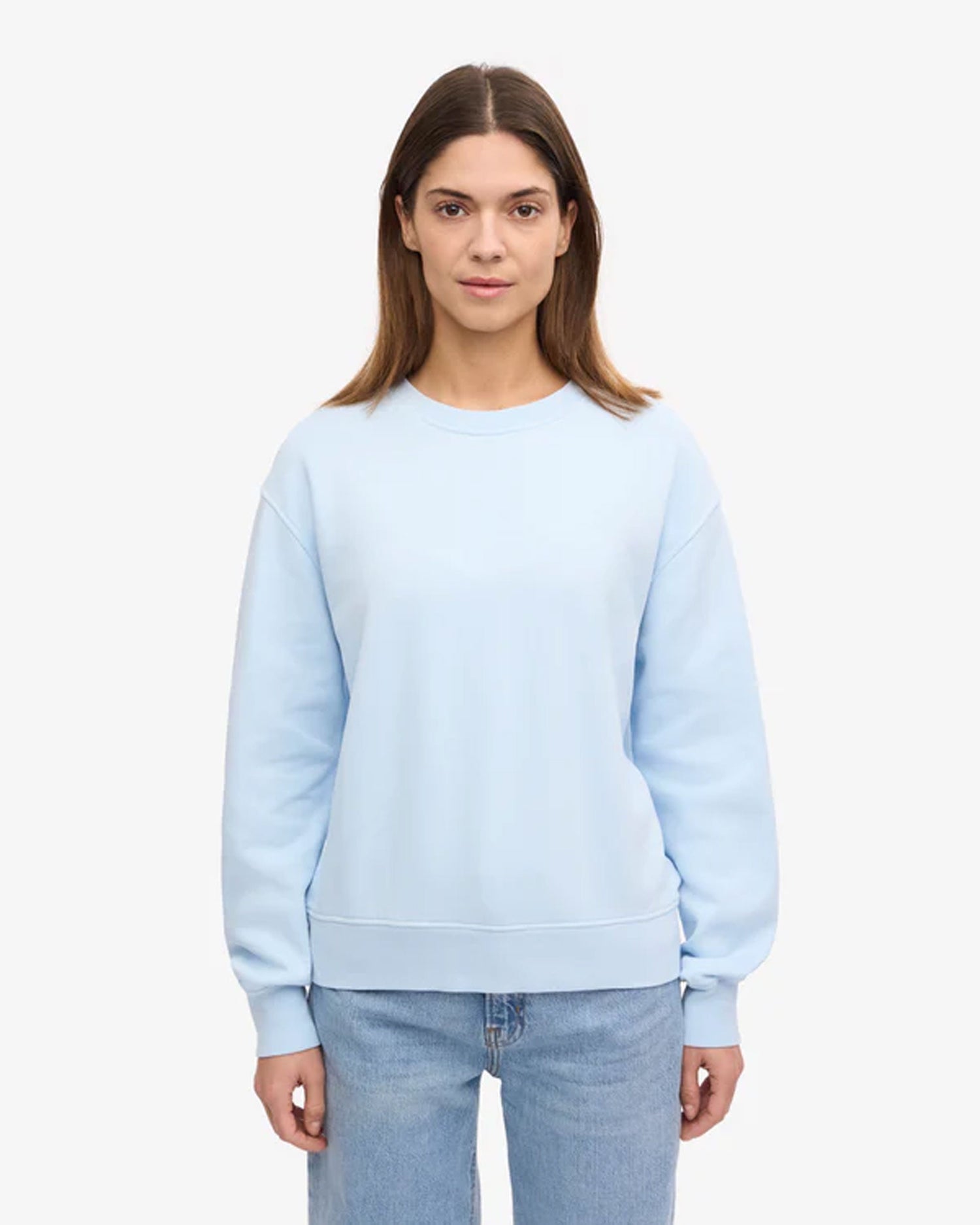 Women Classic Organic Crew - Polar Blue