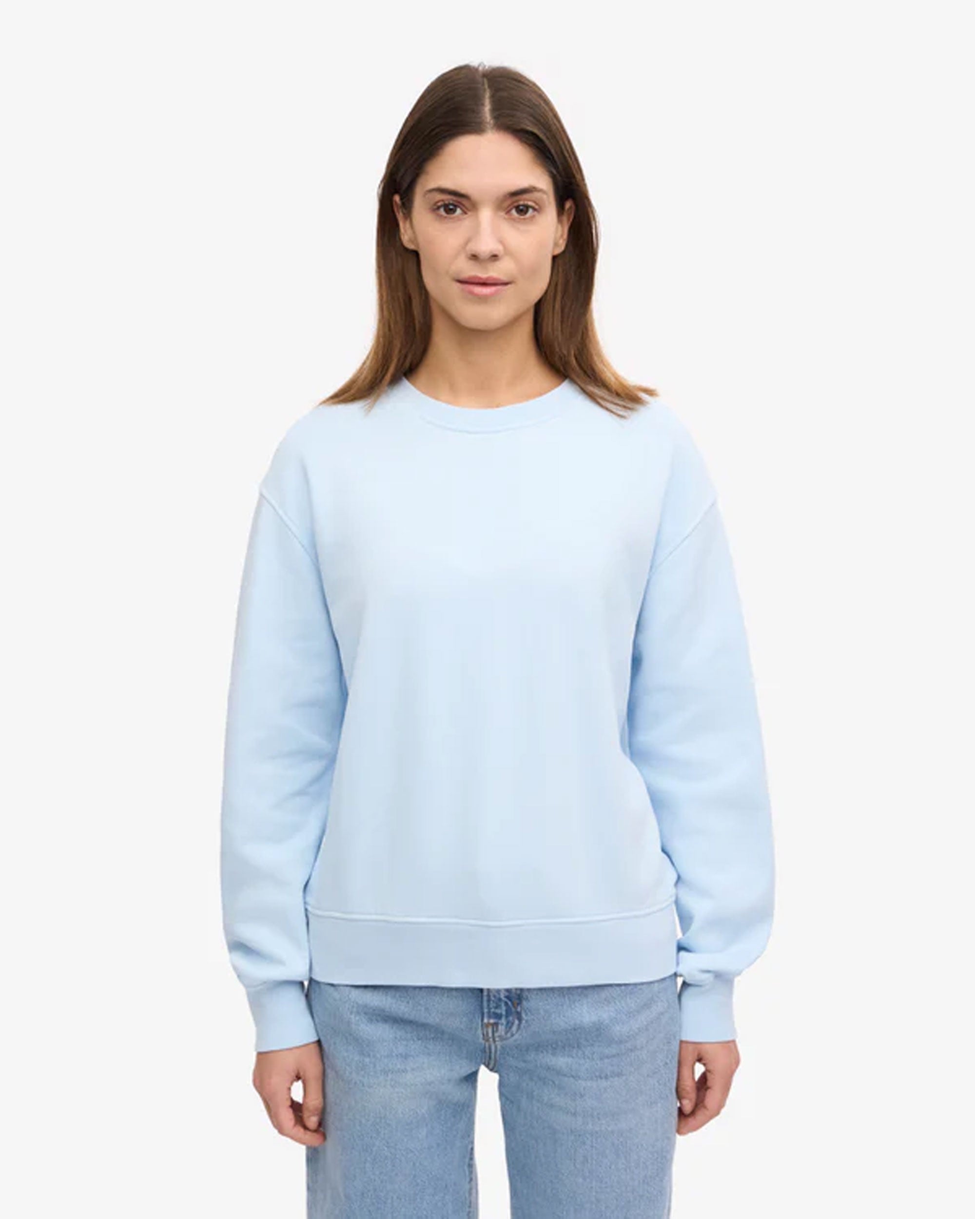 Women Classic Organic Crew - Polar Blue