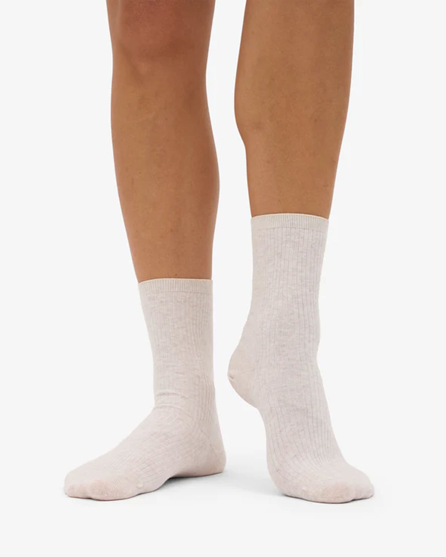 Women Classic Organic Sock - Ivory White