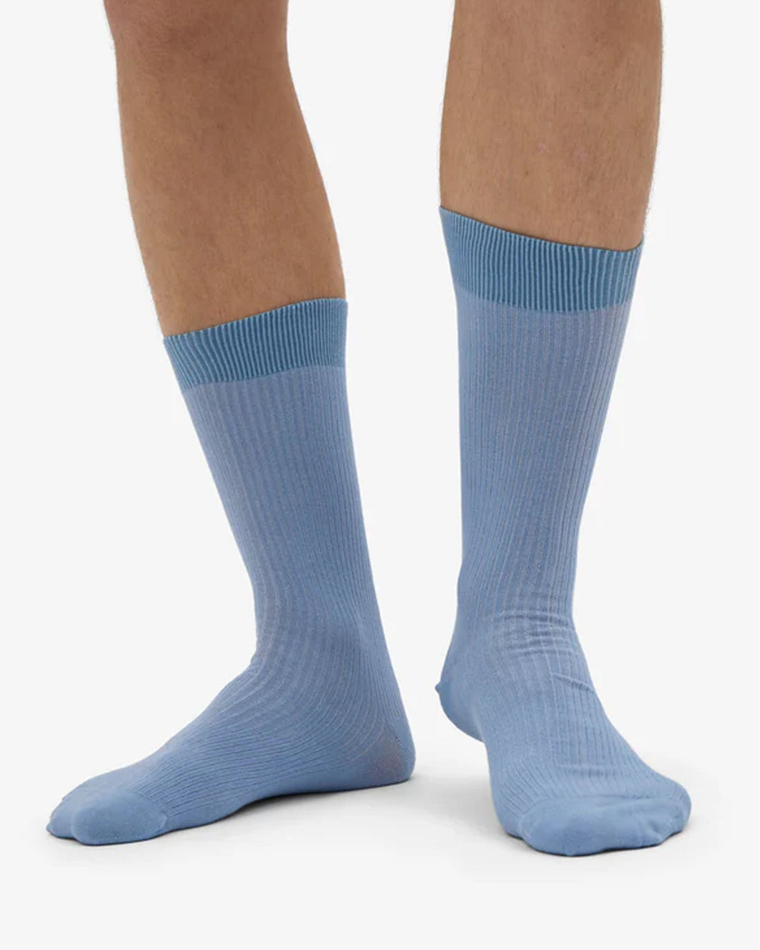Classic Organic Sock - Steel Blue