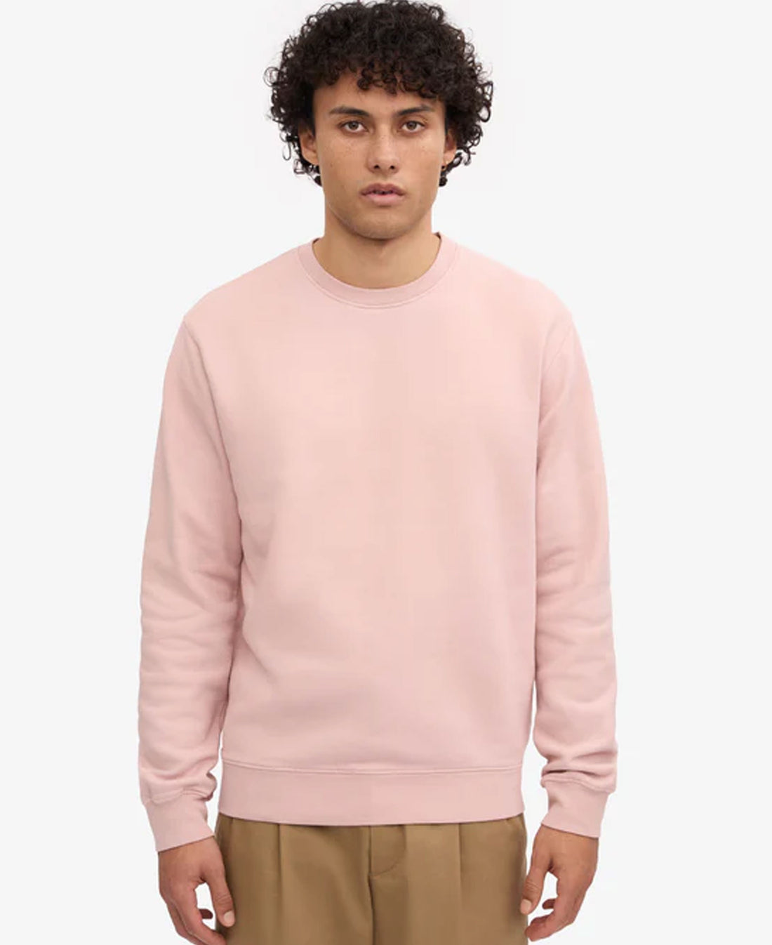 Classic Organic Crew - Faded Pink