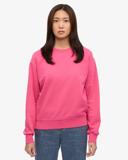 Women Classic Organic Crew - Bubblegum Pink