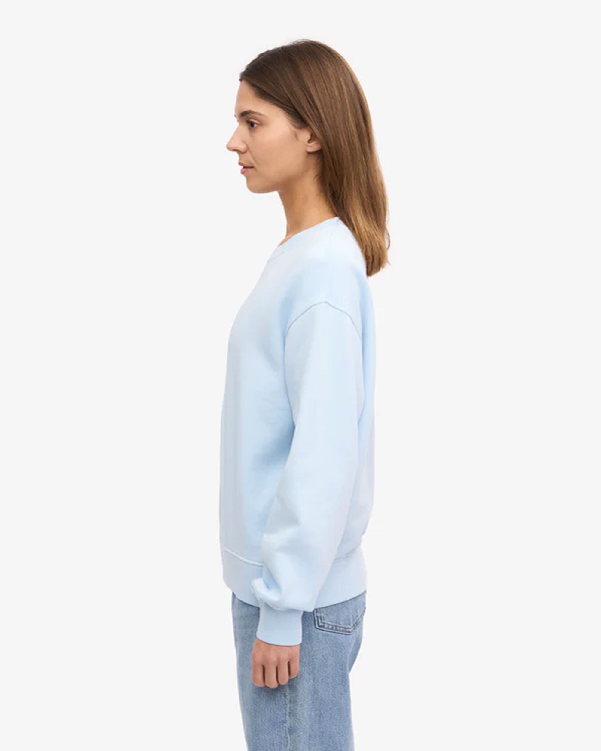 Women Classic Organic Crew - Polar Blue