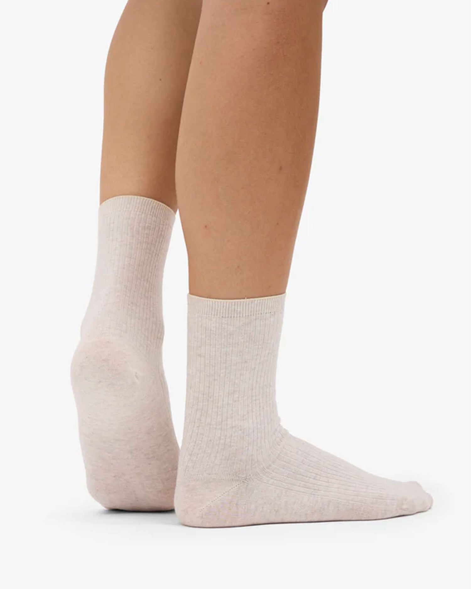 Women Classic Organic Sock - Ivory White
